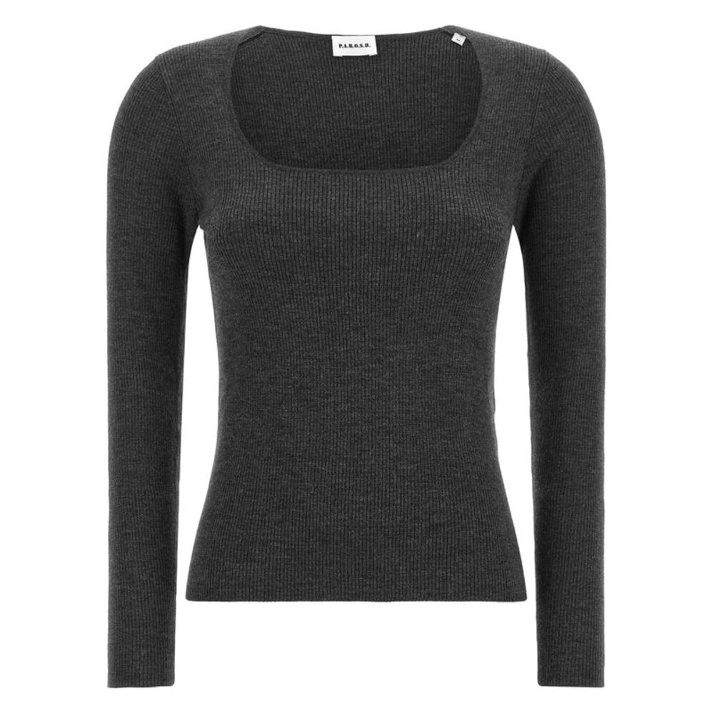 P.A.R.O.S.H. Gray Wool Women's Cardigan
